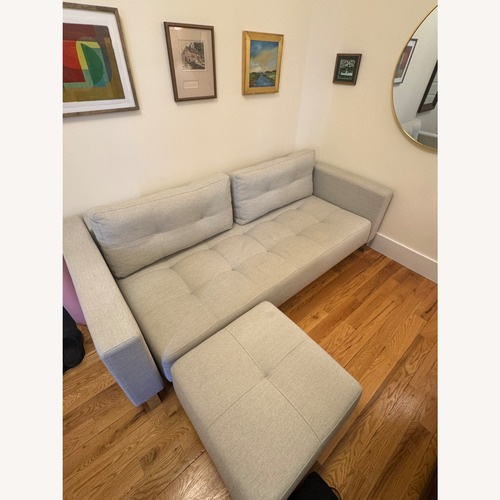 Used Queen Sleeper Sofa + Ottoman for sale on AptDeco