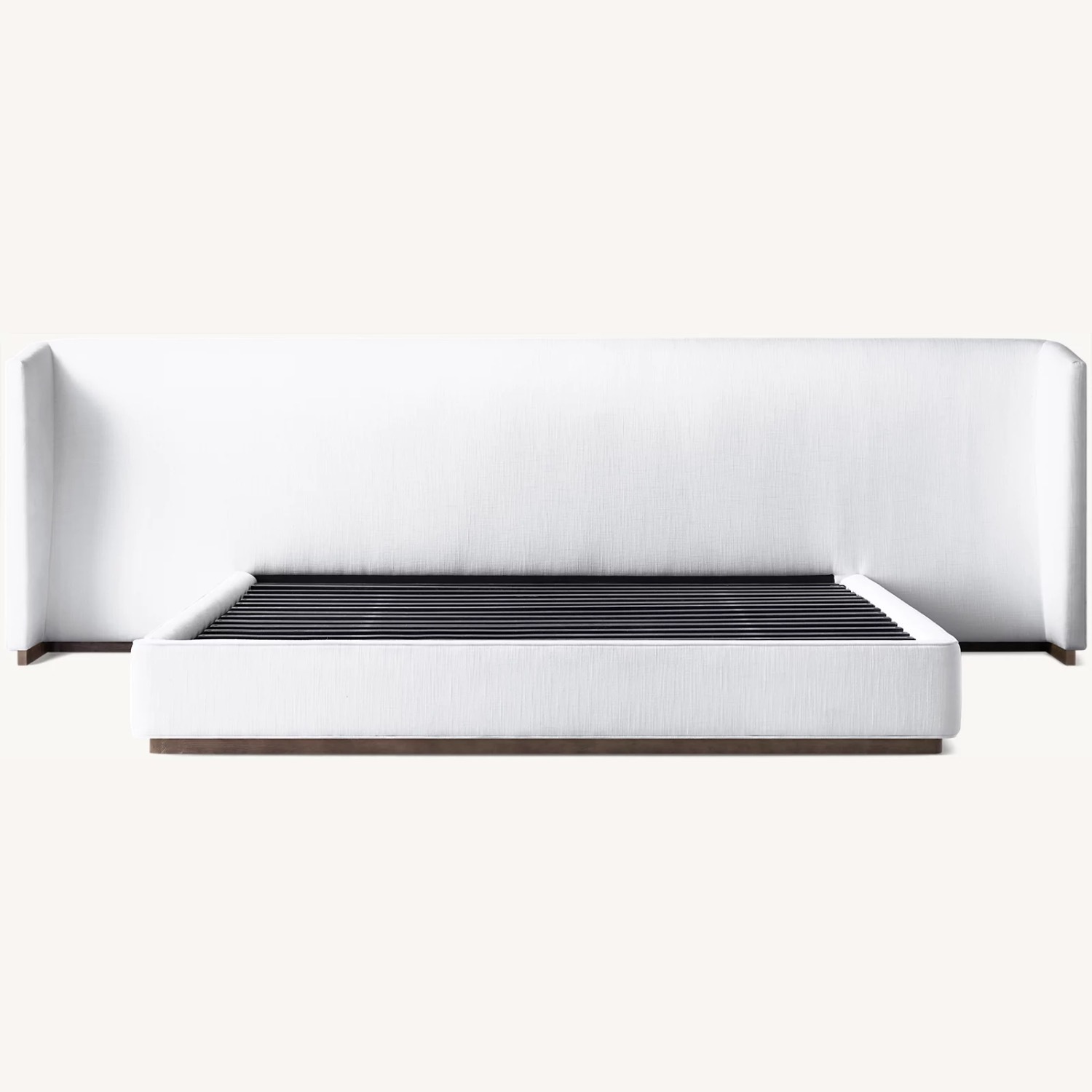 Restoration Hardware Alessa Fabric Extended Shelter Platform Bed - image-3