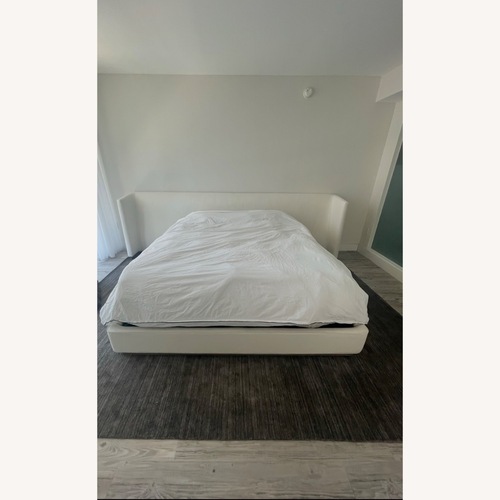 Used Restoration Hardware Alessa Fabric Extended Shelter Platform Bed for sale on AptDeco