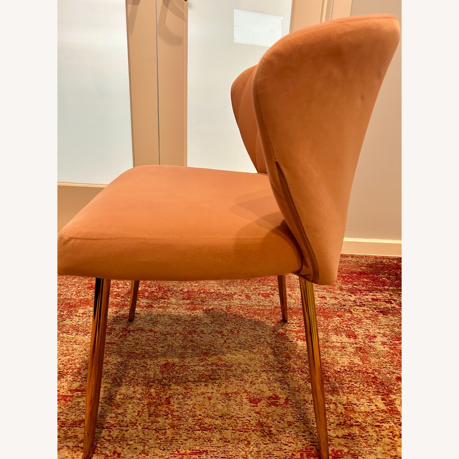 Pink Velvet Accent Chairs - image-2