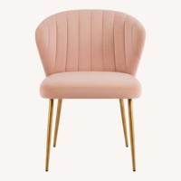 Pink Velvet Accent Chairs
