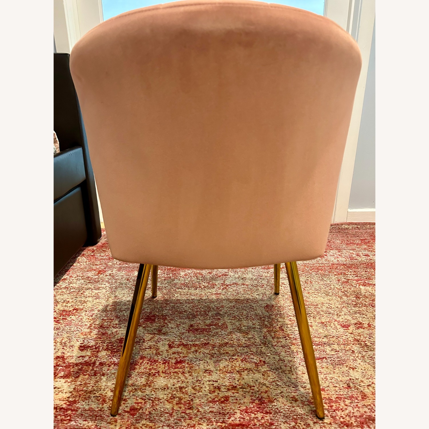 Pink Velvet Accent Chairs - image-3