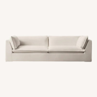 Restoration Hardware Costera Natural Fabric 2 Seater Sofa