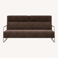 Ligne Roset JANUS Dark Brown Suede Sleeper Sofa