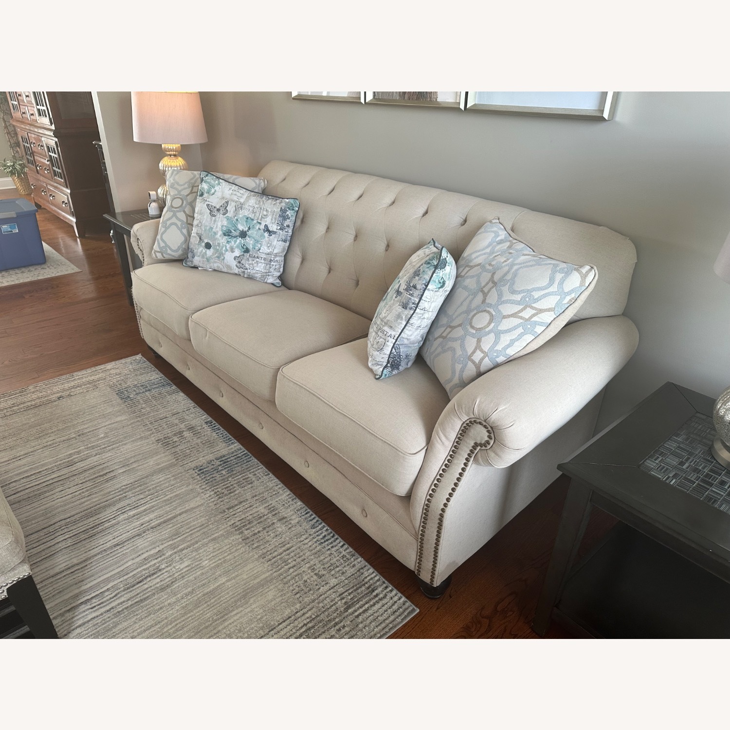 Ashley Furniture Kieran Beige Sofa - image-2