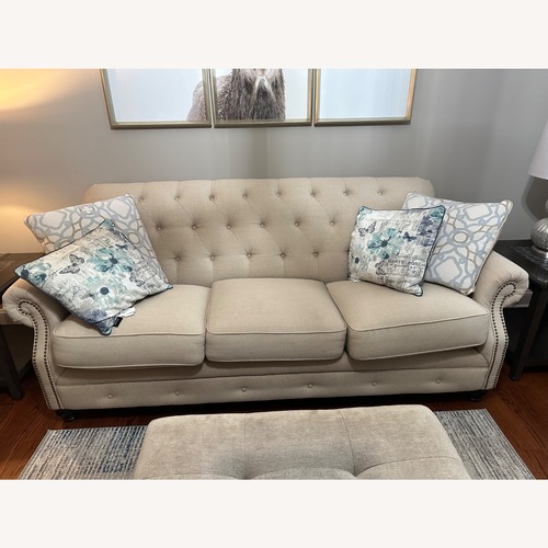 Used Ashley Furniture Kieran Beige Sofa for sale on AptDeco