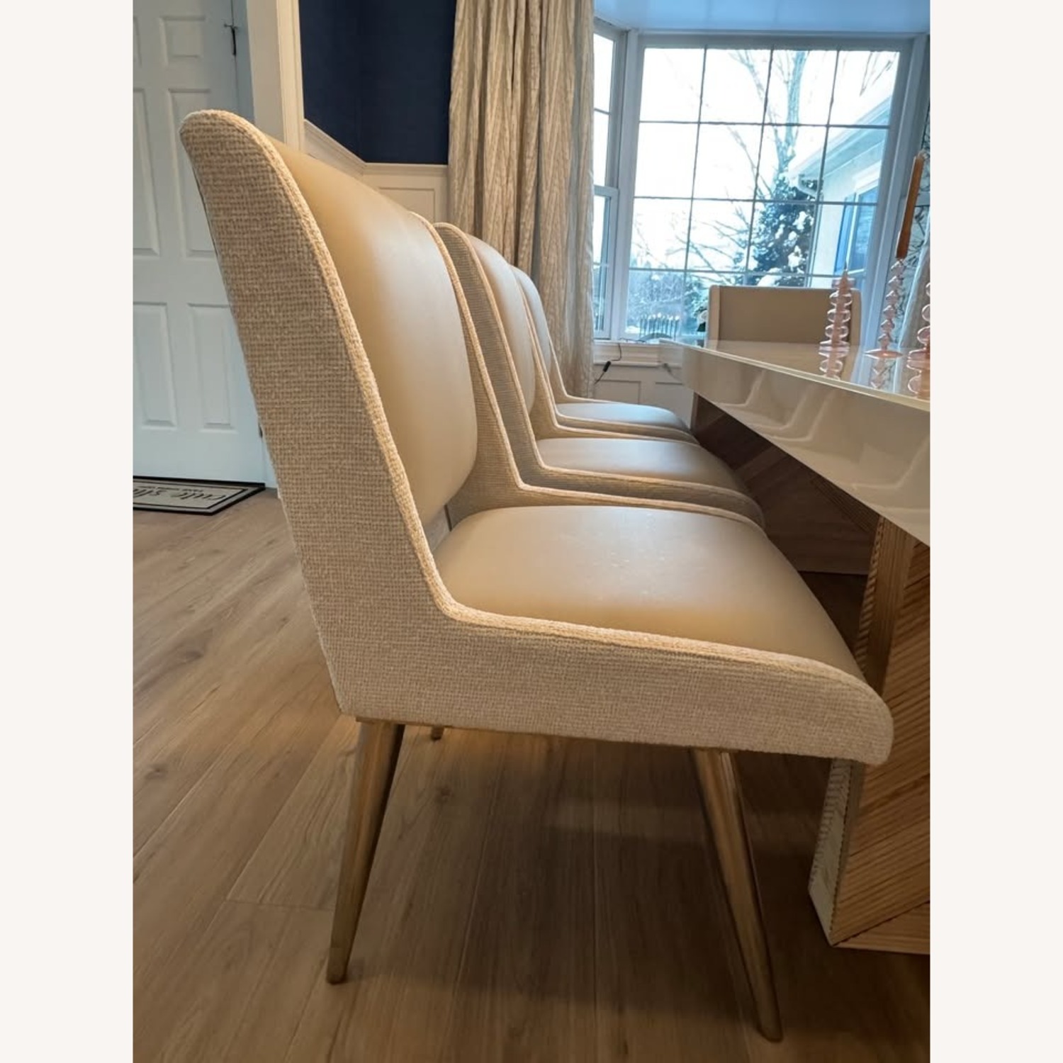 ModShop White Wood Dining Table - image-6