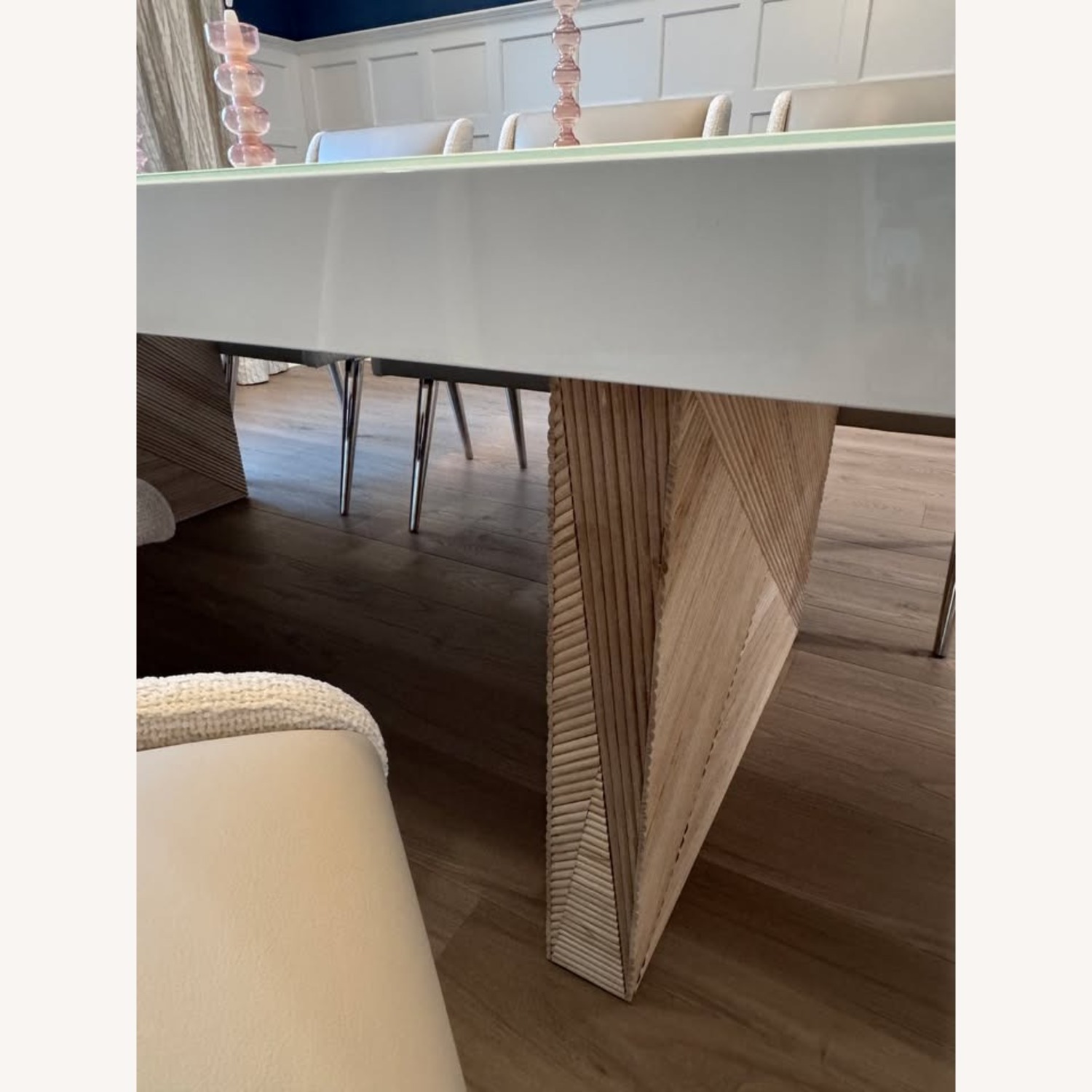 ModShop White Wood Dining Table - image-4