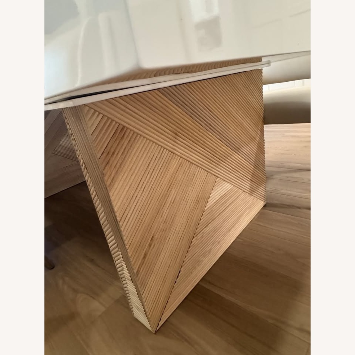 ModShop White Wood Dining Table - image-2