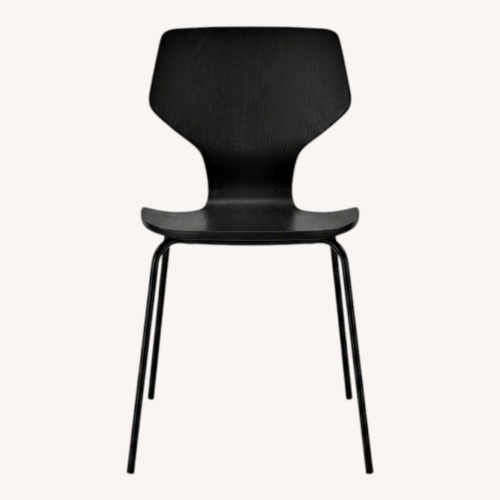 Used Pike Side Chair with Metal Base for sale on AptDeco