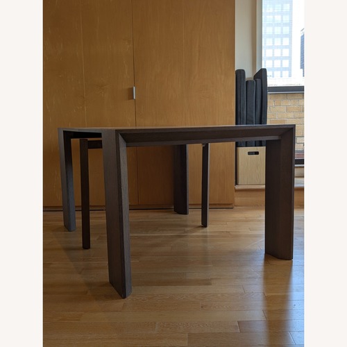 Used Resource Furniture Goliath Light Brown Wood Dining Table for sale on AptDeco