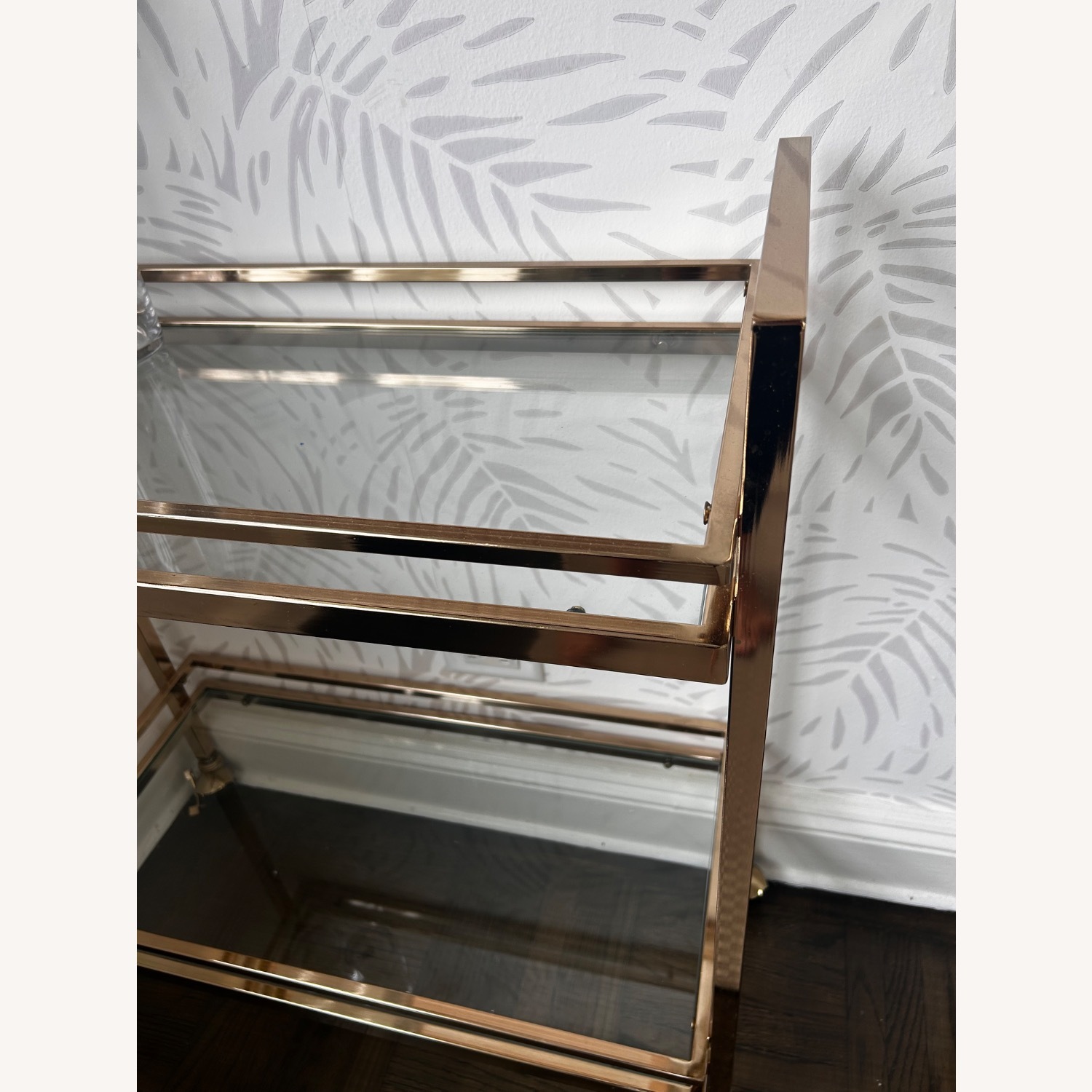 Wayfair Design Guild Gold Metal Bar Cart - image-2