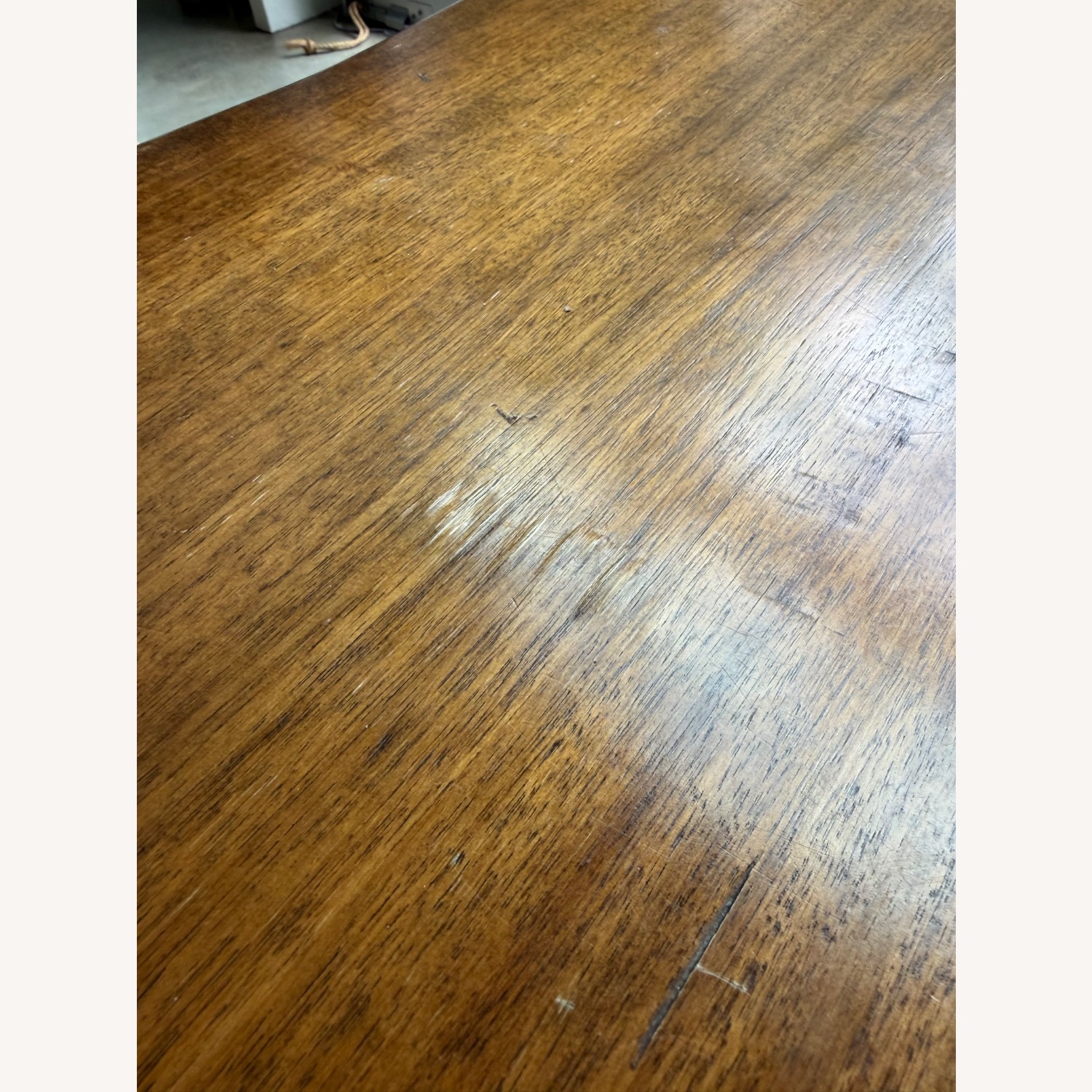 World Market Dark Brown Wood Dining Table - image-3