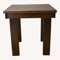 Vintage/Antique Finds Dark Brown Stool