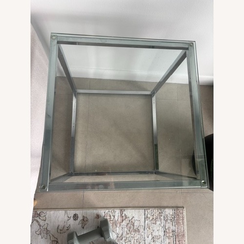 Used Wayfair Chrome Glass End Tables for sale on AptDeco