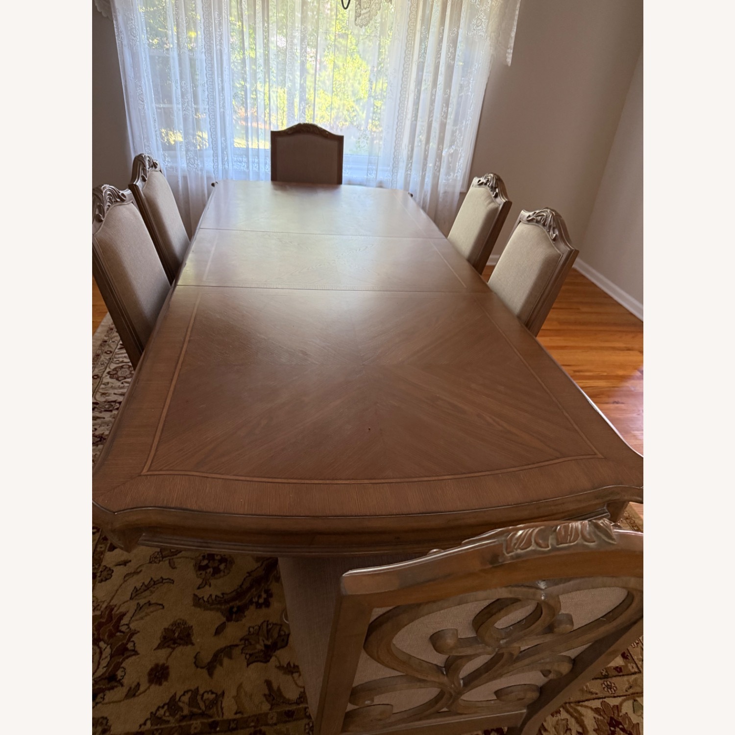 Light Brown Wood Dining Sets - image-7