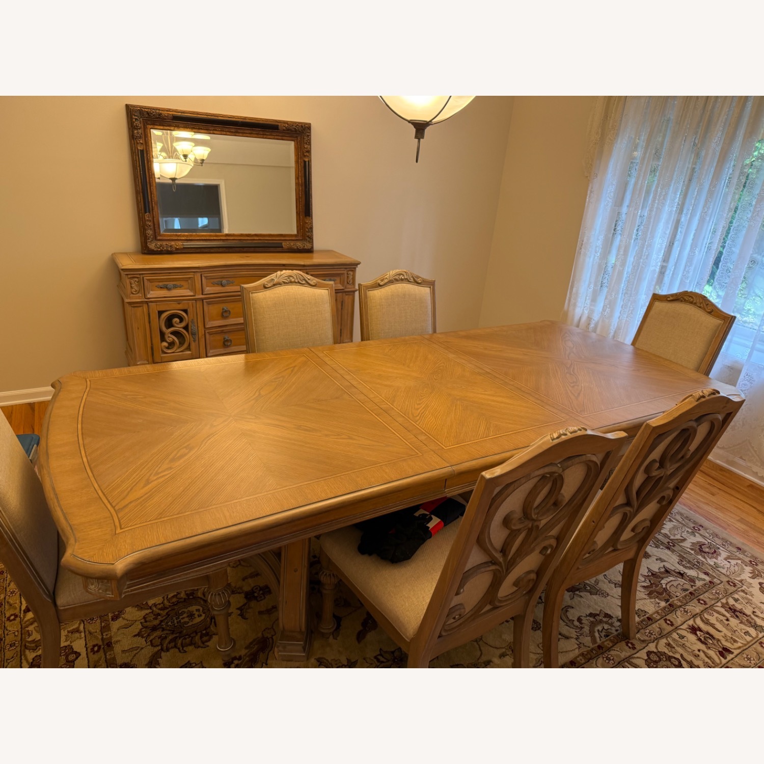 Light Brown Wood Dining Sets - image-3