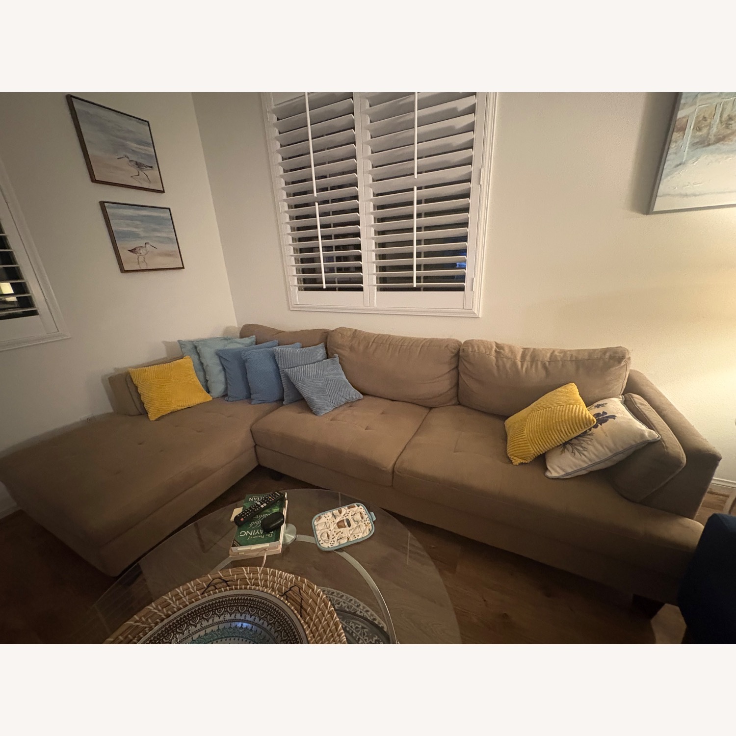 Ashley Furniture Light Brown 3+ Piece Sectional - image-2