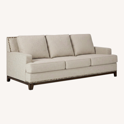 Used Ashley Furniture Ballina White Sofa for sale on AptDeco