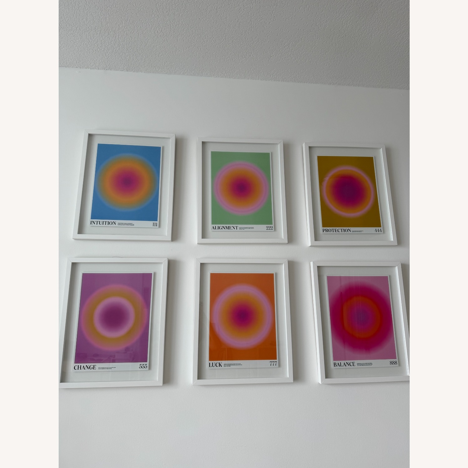 Angel Numbers Set of Wall Art Framed - image-7