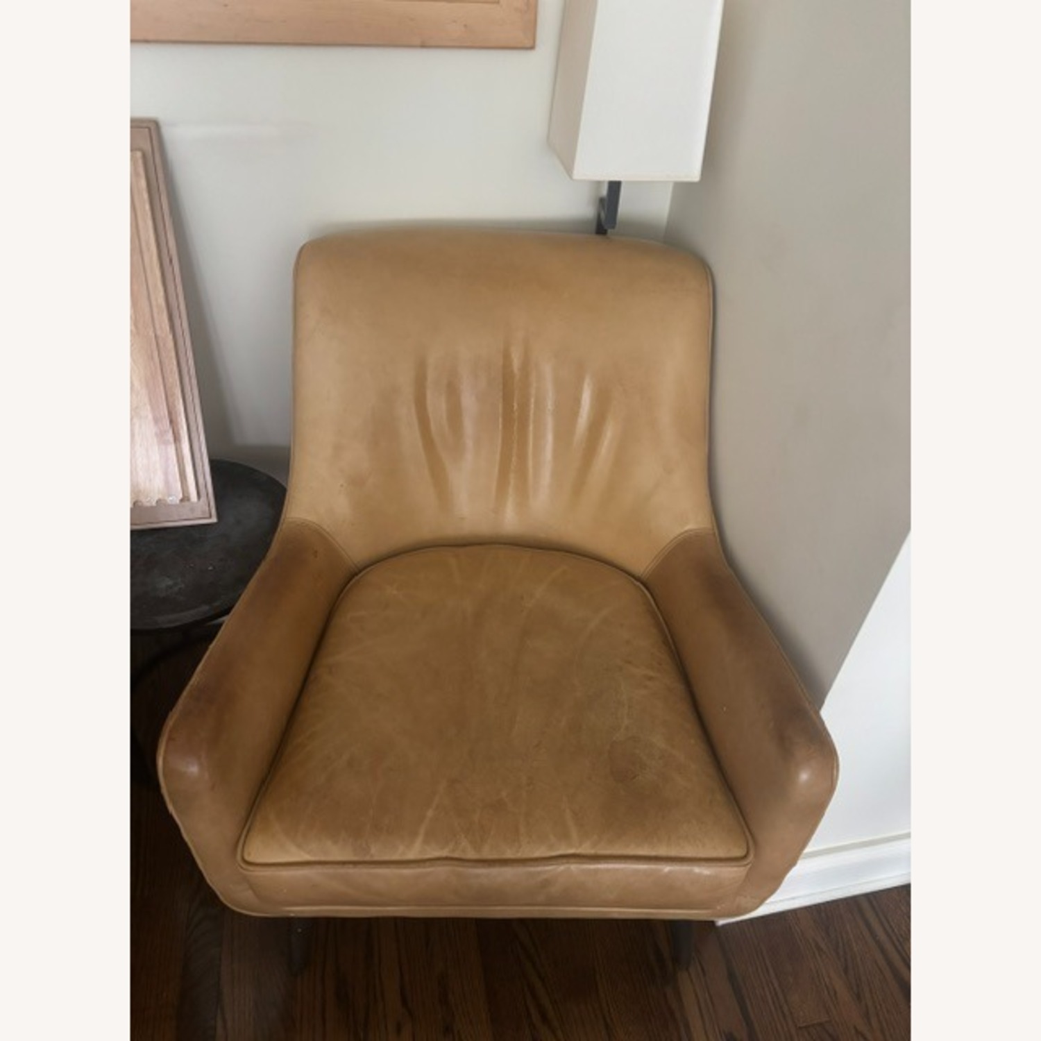 Room & Board Quinn Yellow Leather Armchair - image-4