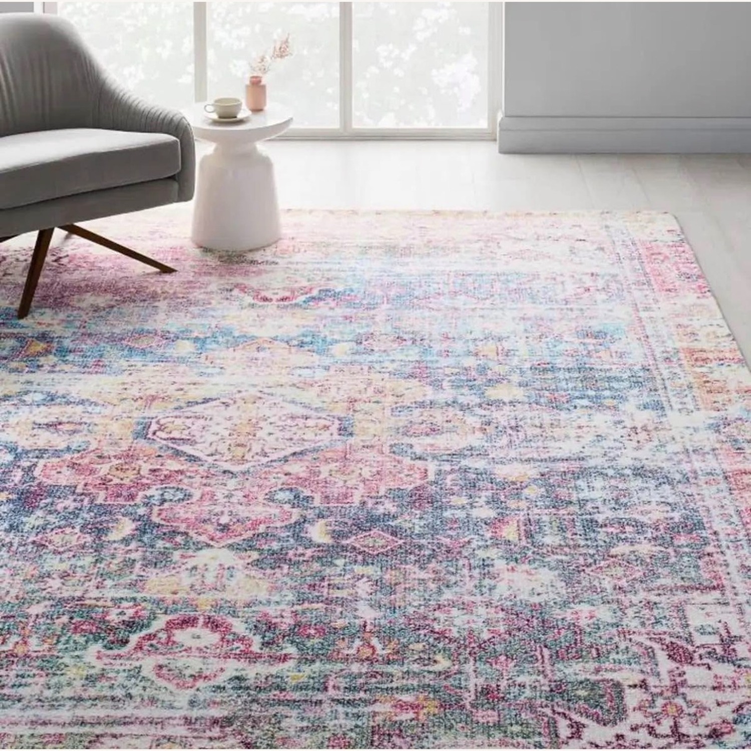 West Elm Rhea Wool Area Rug 5' x 8' - image-3