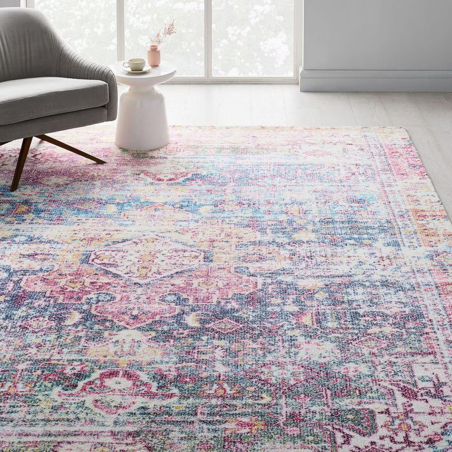 West Elm Rhea Wool Area Rug 5' x 8' - image-6