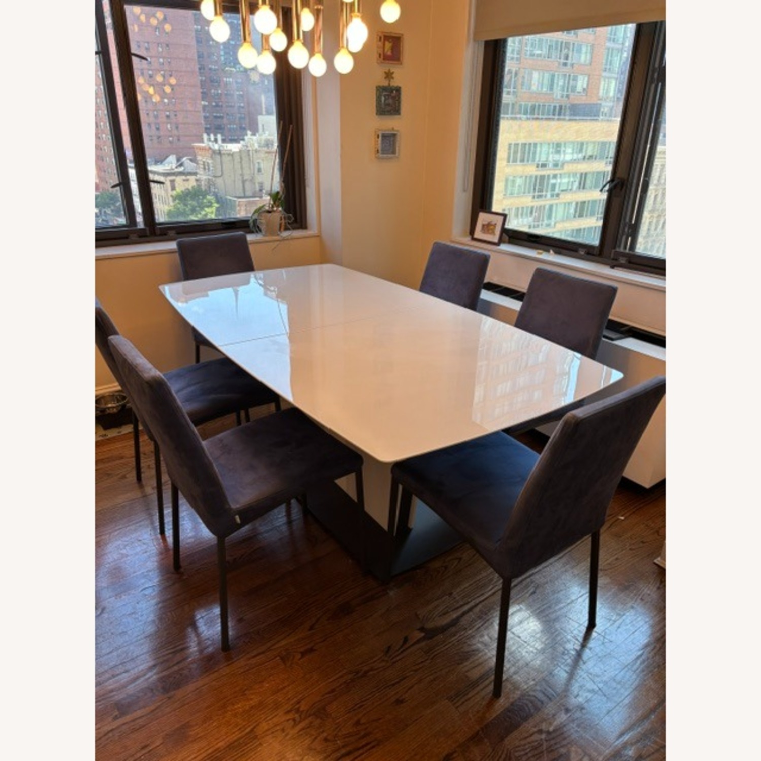 BoConcept White Milano Extendable Dining Table - image-2