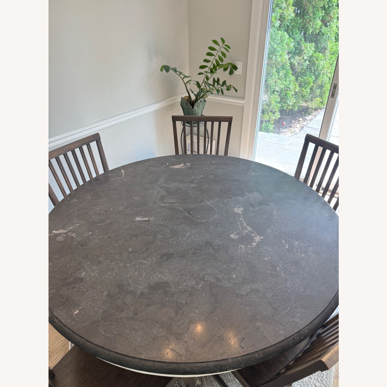 Arhaus Luca Blue Stone Dining Table - image-2