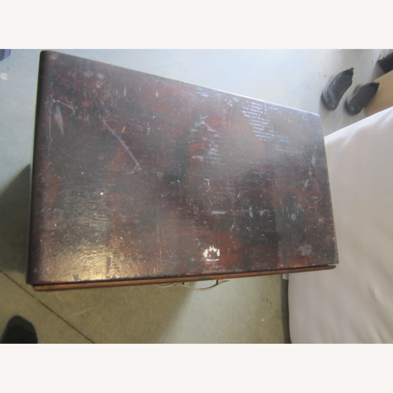 Vintage/Antique Finds Dark Brown Wood Chest - image-6