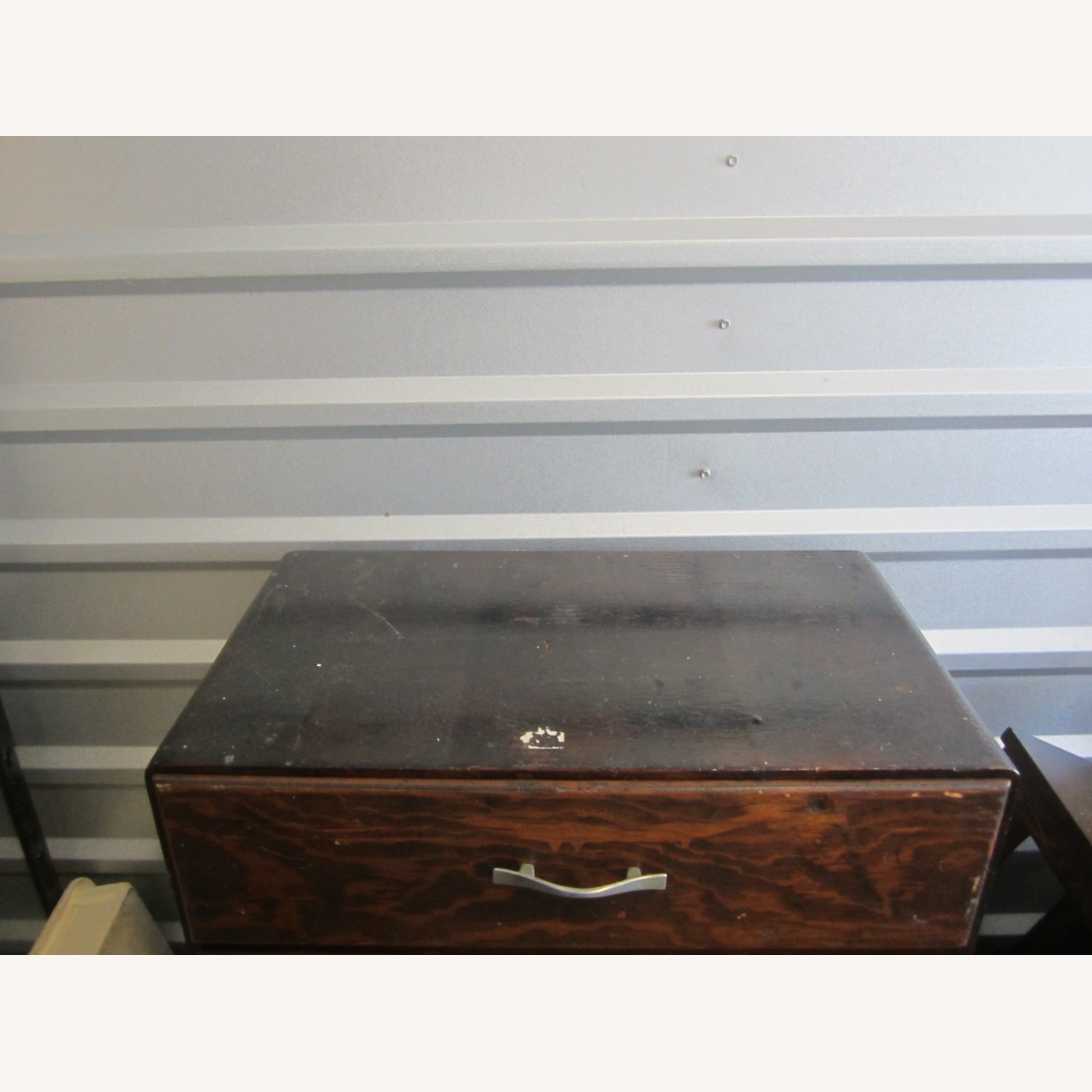 Vintage/Antique Finds Dark Brown Wood Chest - image-3
