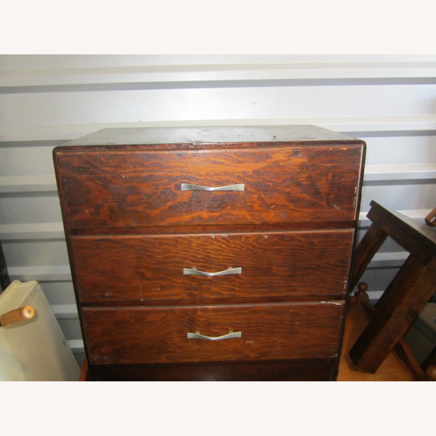 Vintage/Antique Finds Dark Brown Wood Chest - image-2