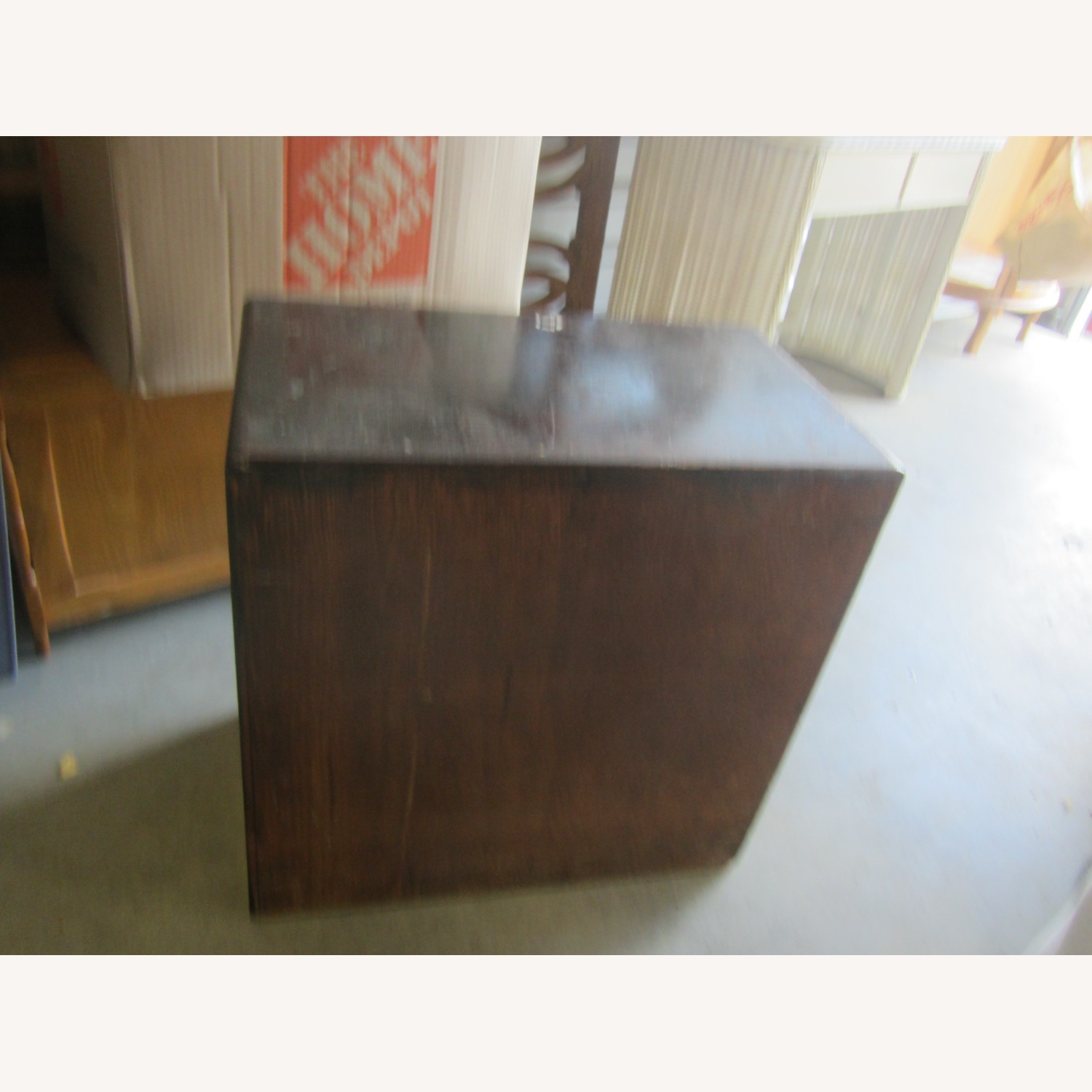 Vintage/Antique Finds Dark Brown Wood Chest - image-10