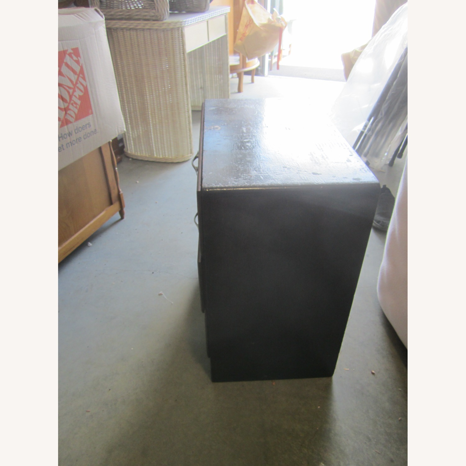 Vintage/Antique Finds Dark Brown Wood Chest - image-8
