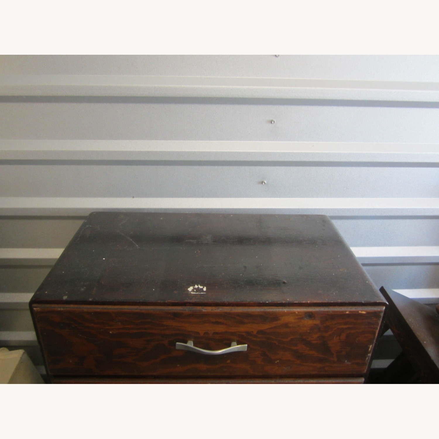 Vintage/Antique Finds Dark Brown Wood Chest - image-4
