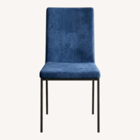 BoConcept Blue Fabric Dining Chairs