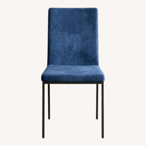 Used BoConcept Blue Fabric Dining Chairs for sale on AptDeco