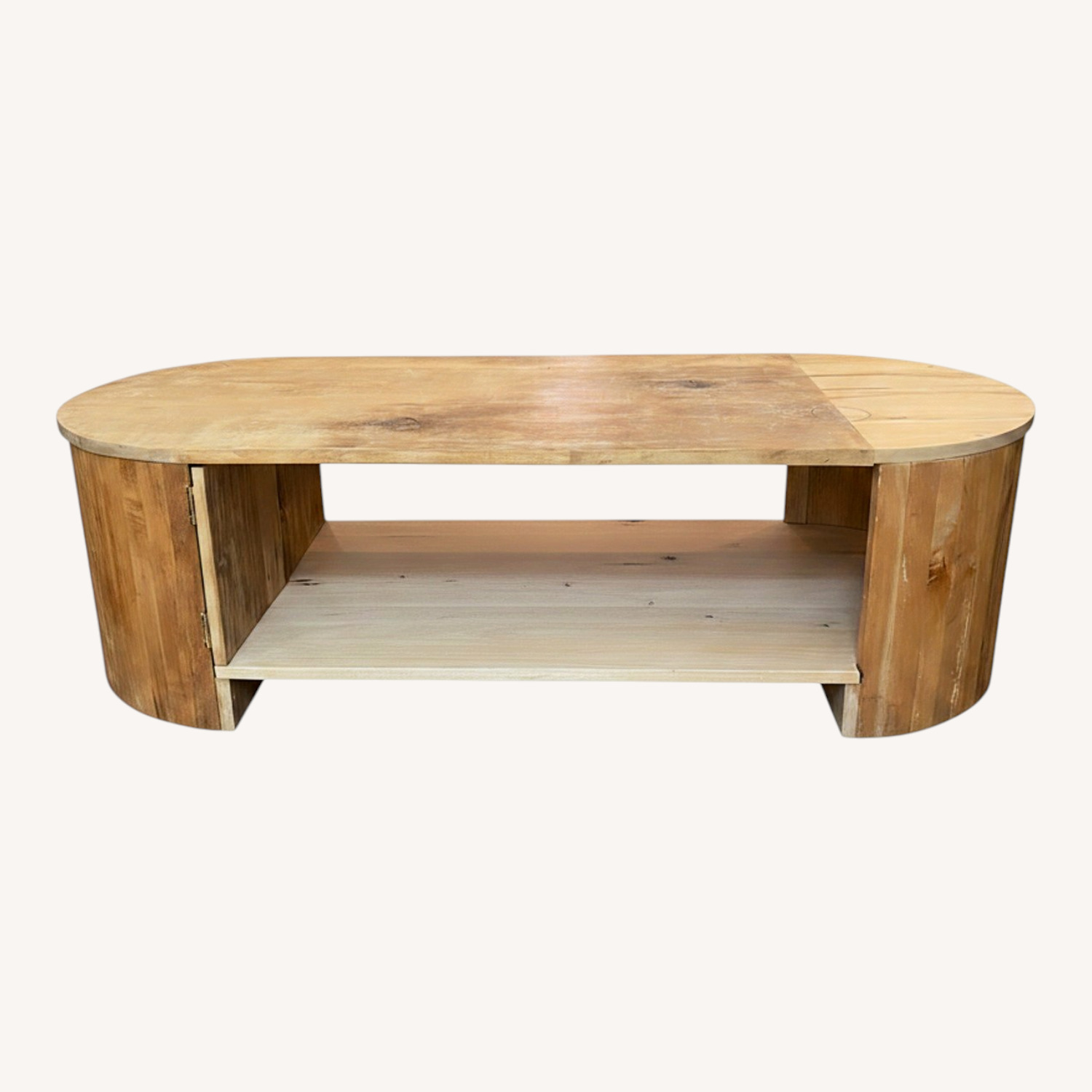 Nightwood NY Custom Light Brown Wood Coffee Table - image-0