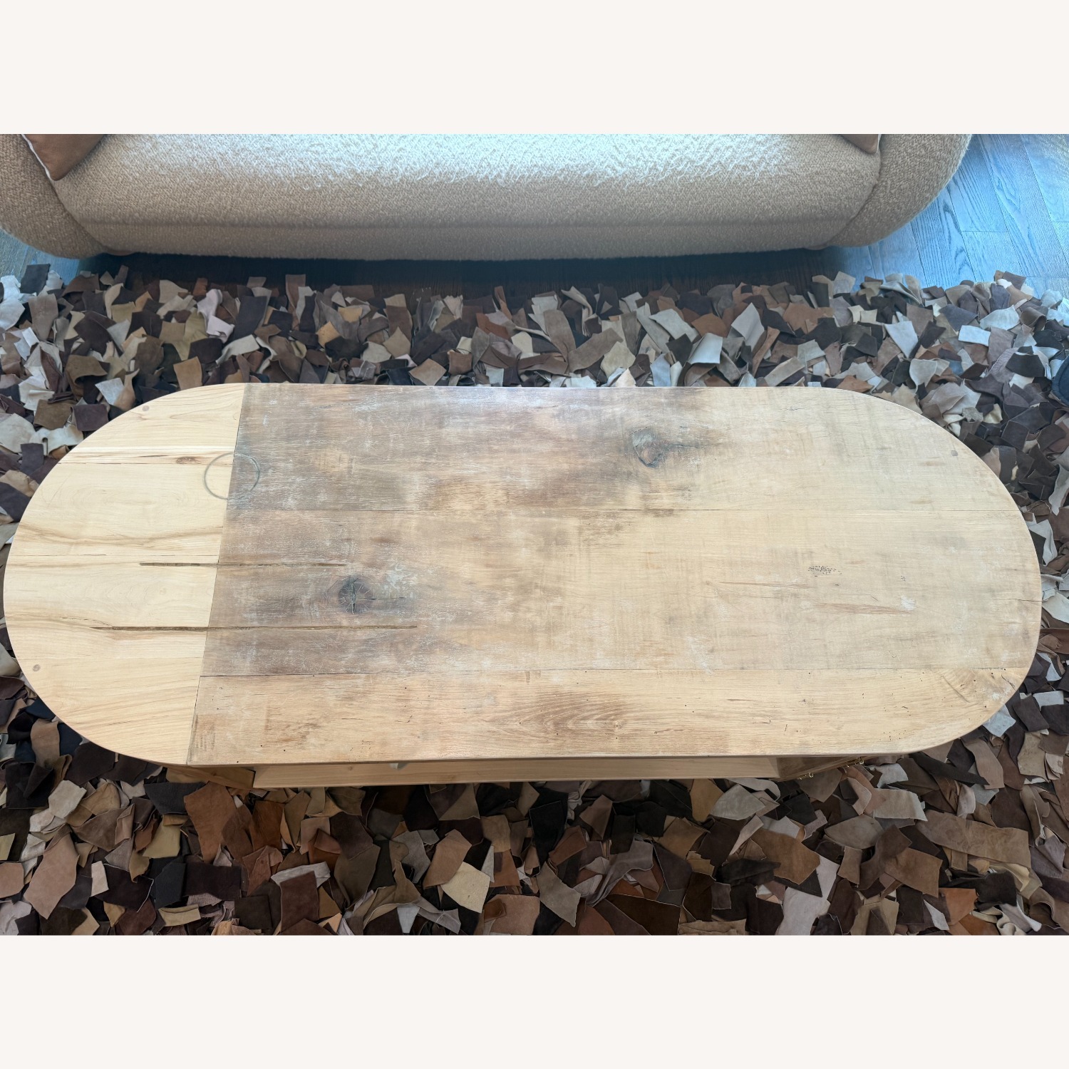 Nightwood NY Custom Light Brown Wood Coffee Table - image-4