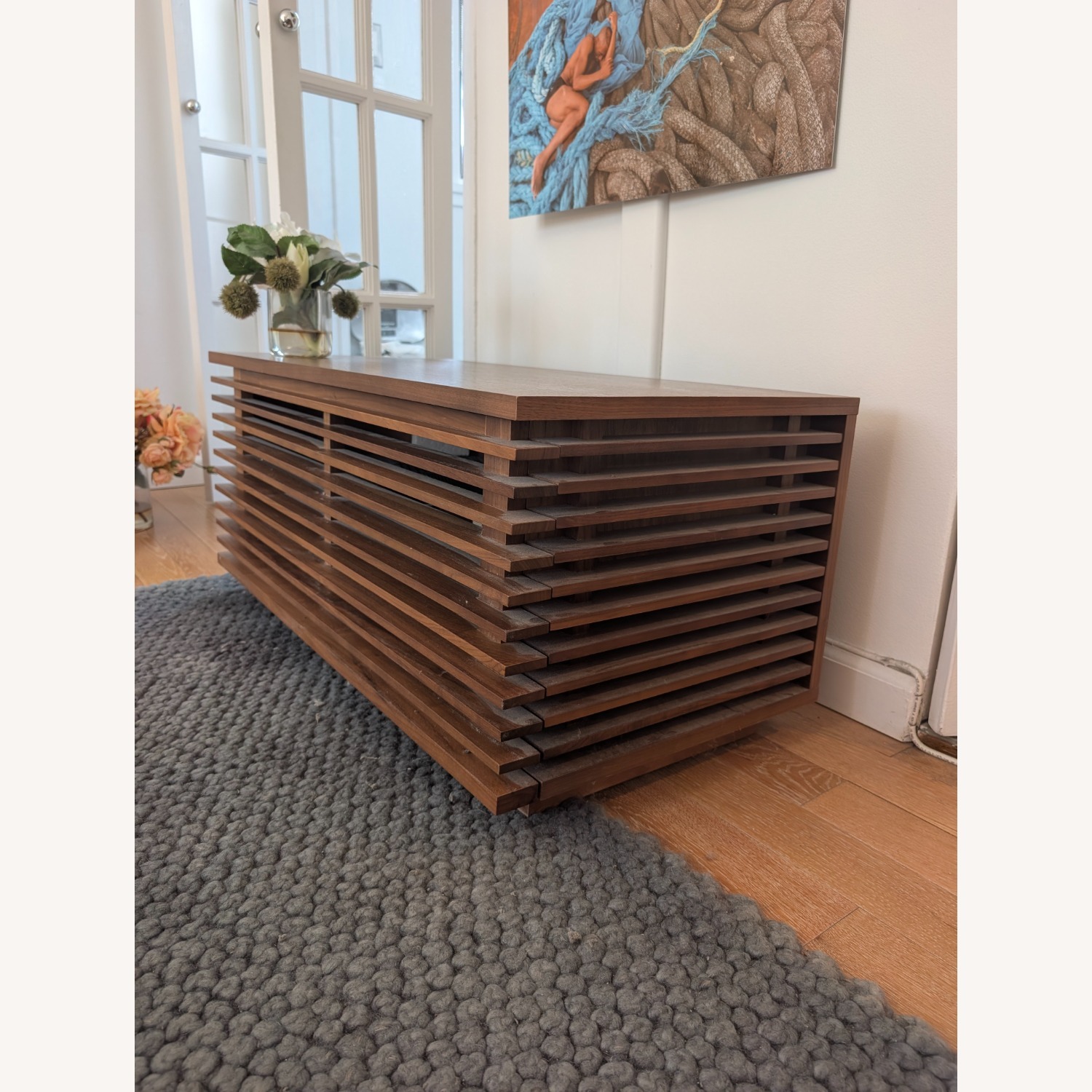 Design Within Reach Line Natural Wood Media Storage - image-2
