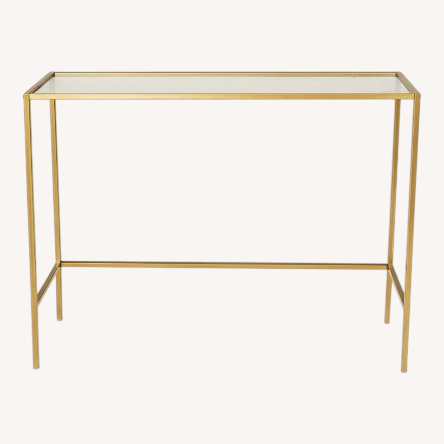 Wayfair Transparent Gold Entryway / Console Table - image-0