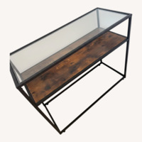 Black Metal Side Table (Bar)