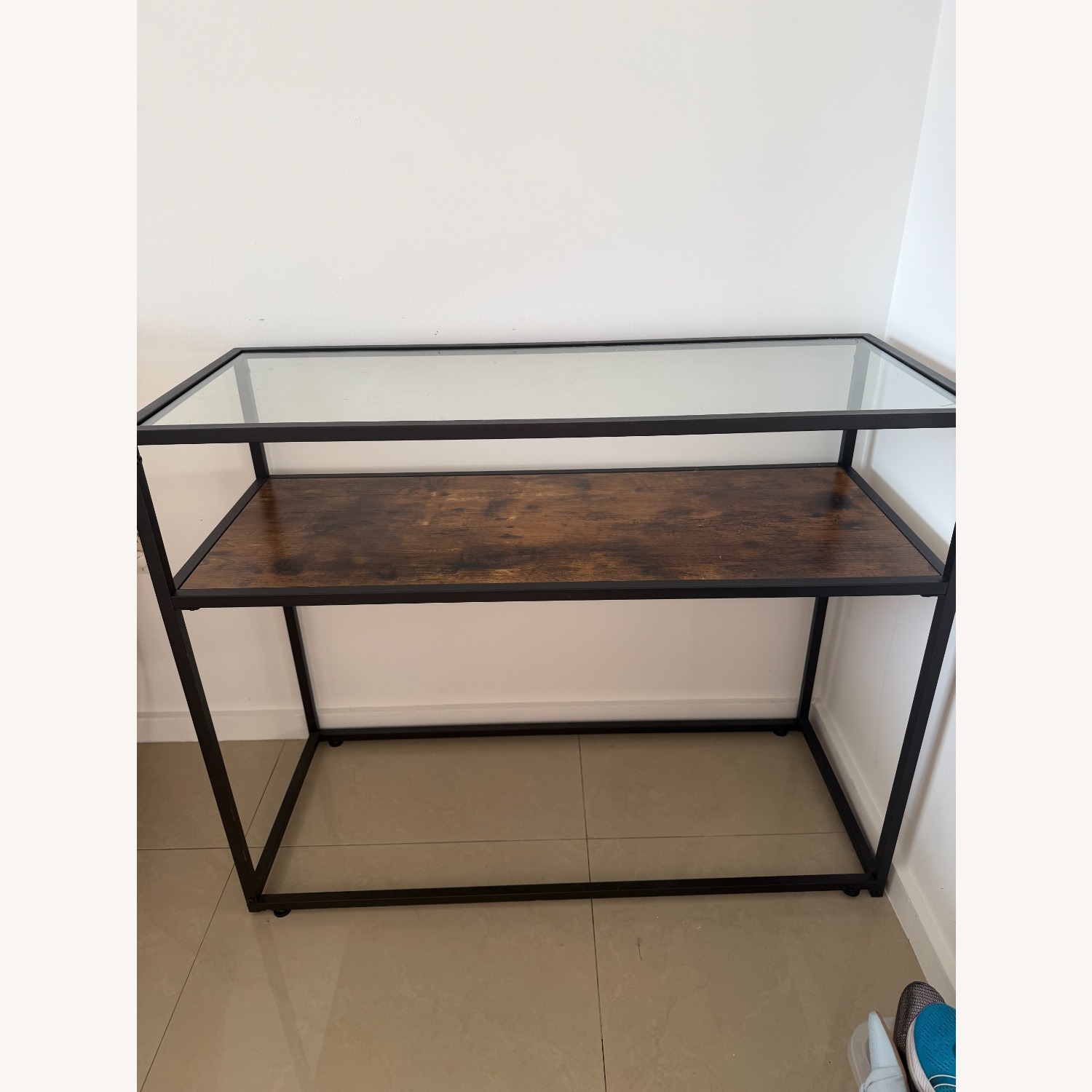 Black Metal Side Table (Bar) - image-2