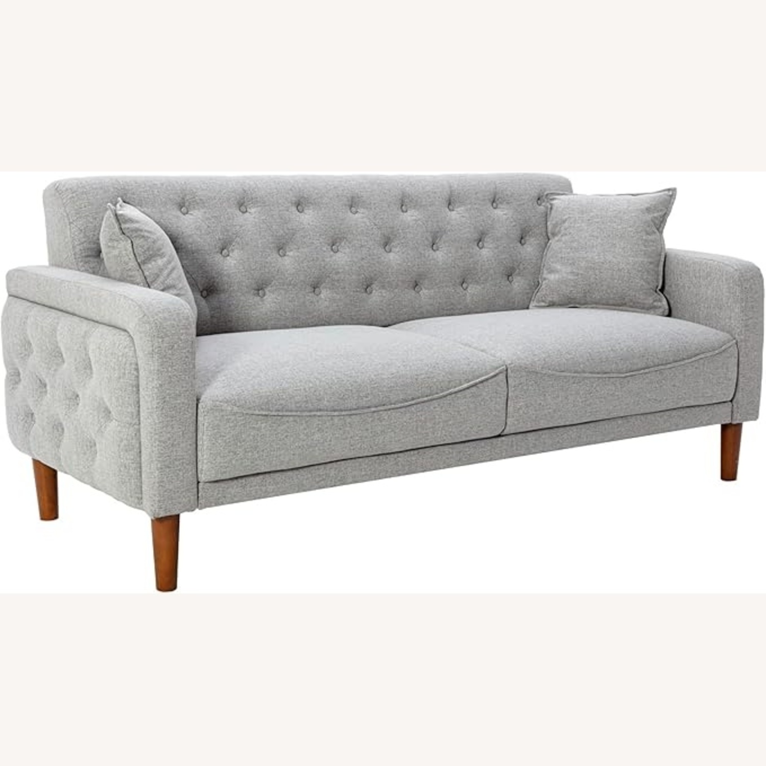 Aoowow Light Gray 2 Seater Sofa - image-4