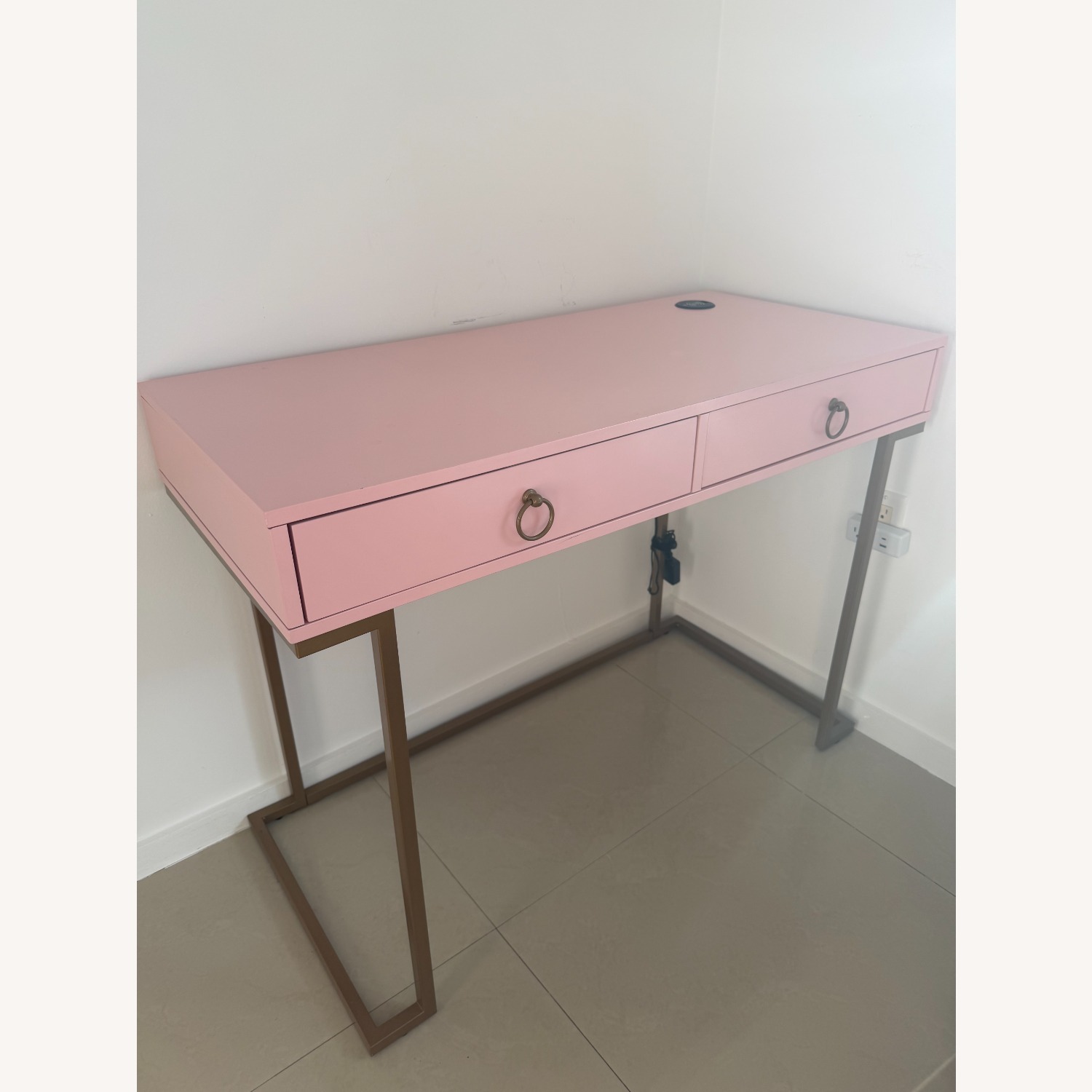Amazon Pink Wood Desk - image-2