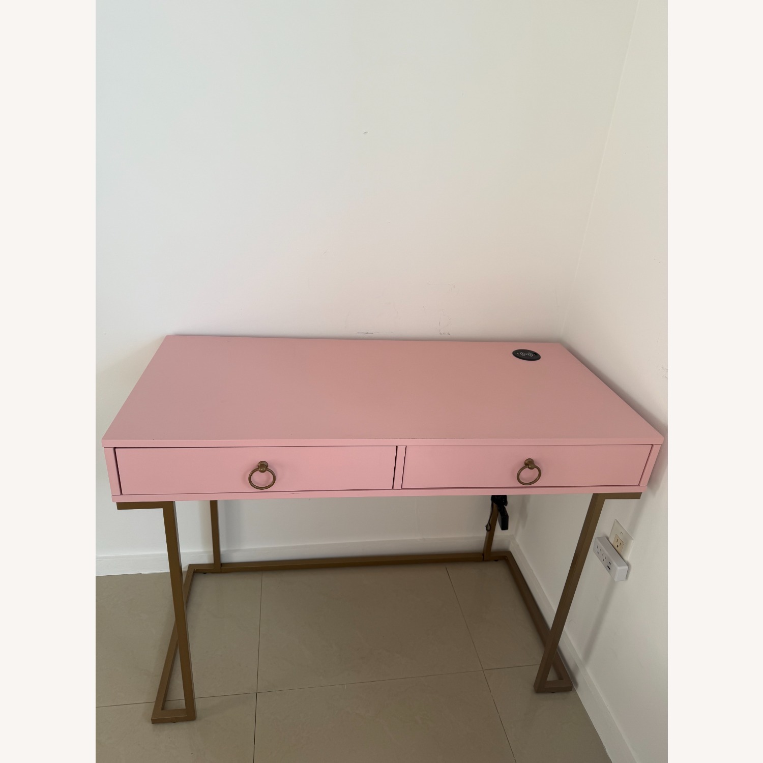 Amazon Pink Wood Desk - image-3