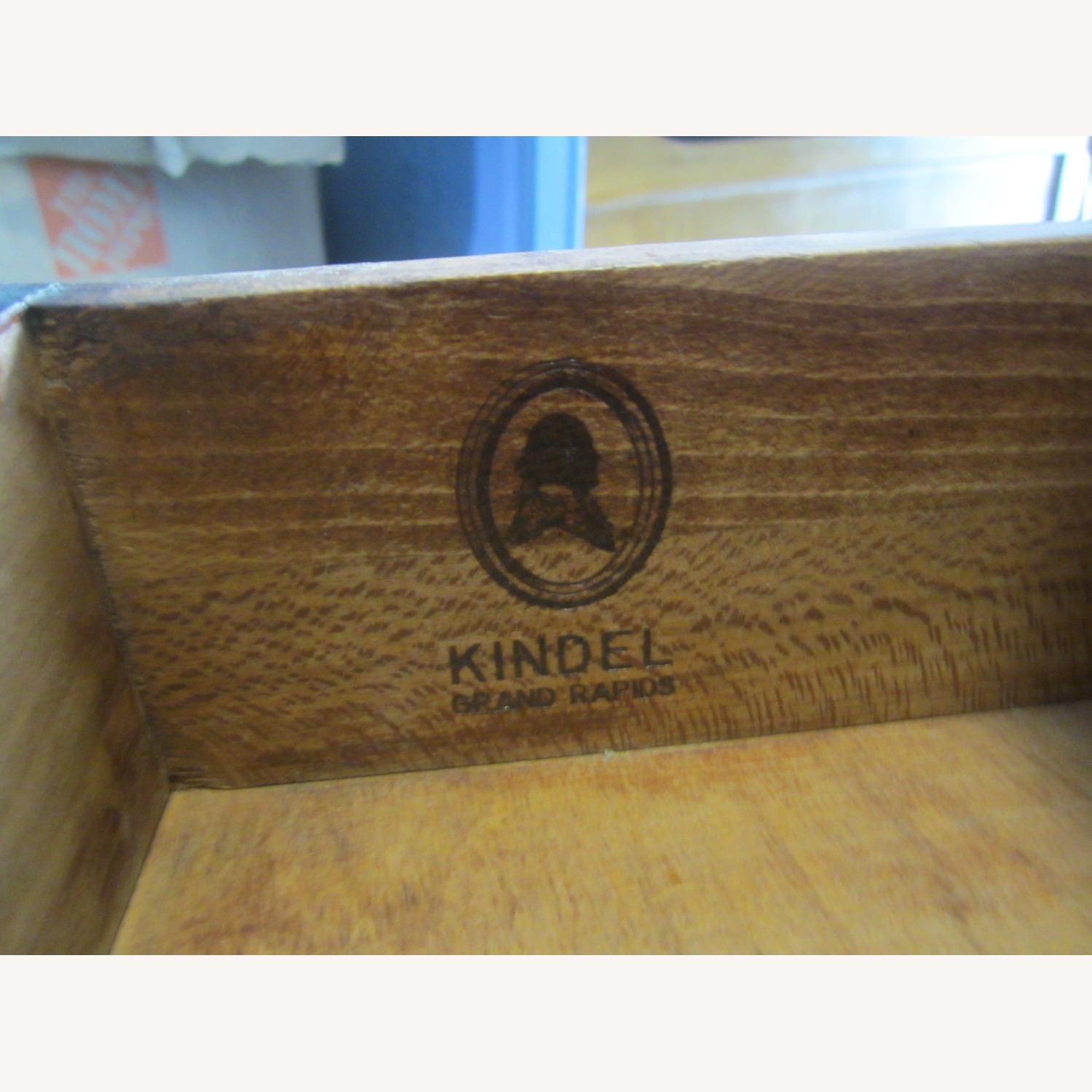Kindel Furniture Dark Brown Wood Side Table - image-9