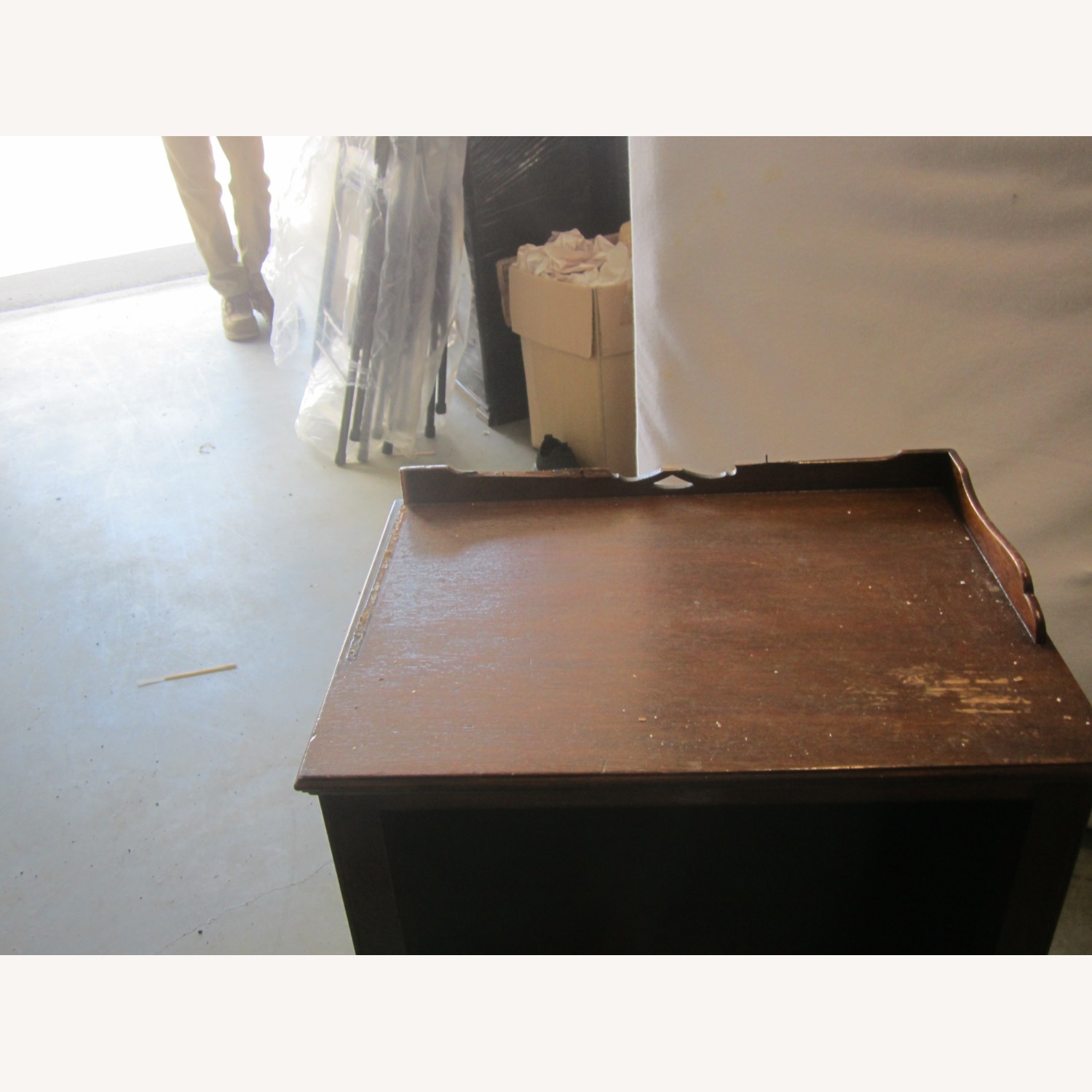 Kindel Furniture Dark Brown Wood Side Table - image-7