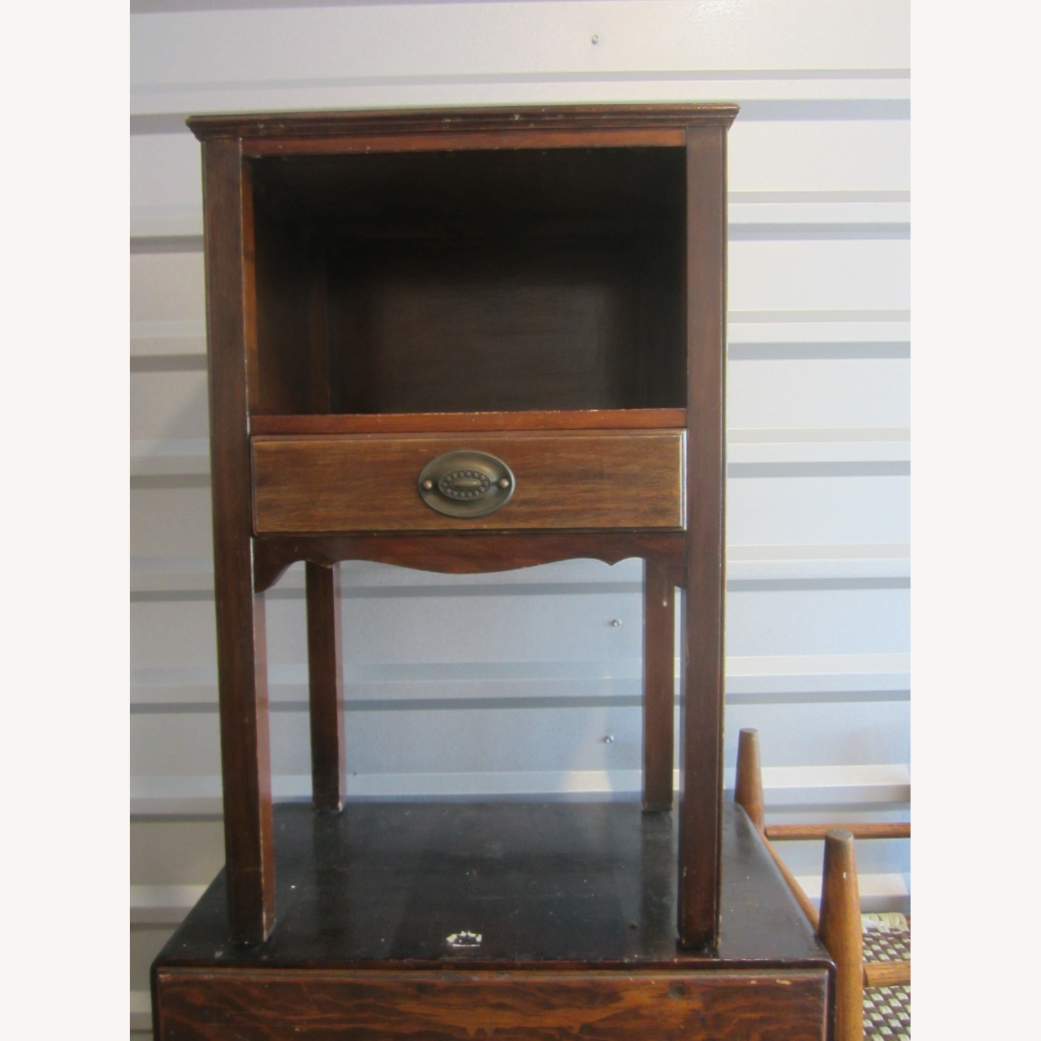 Kindel Furniture Dark Brown Wood Side Table - image-2