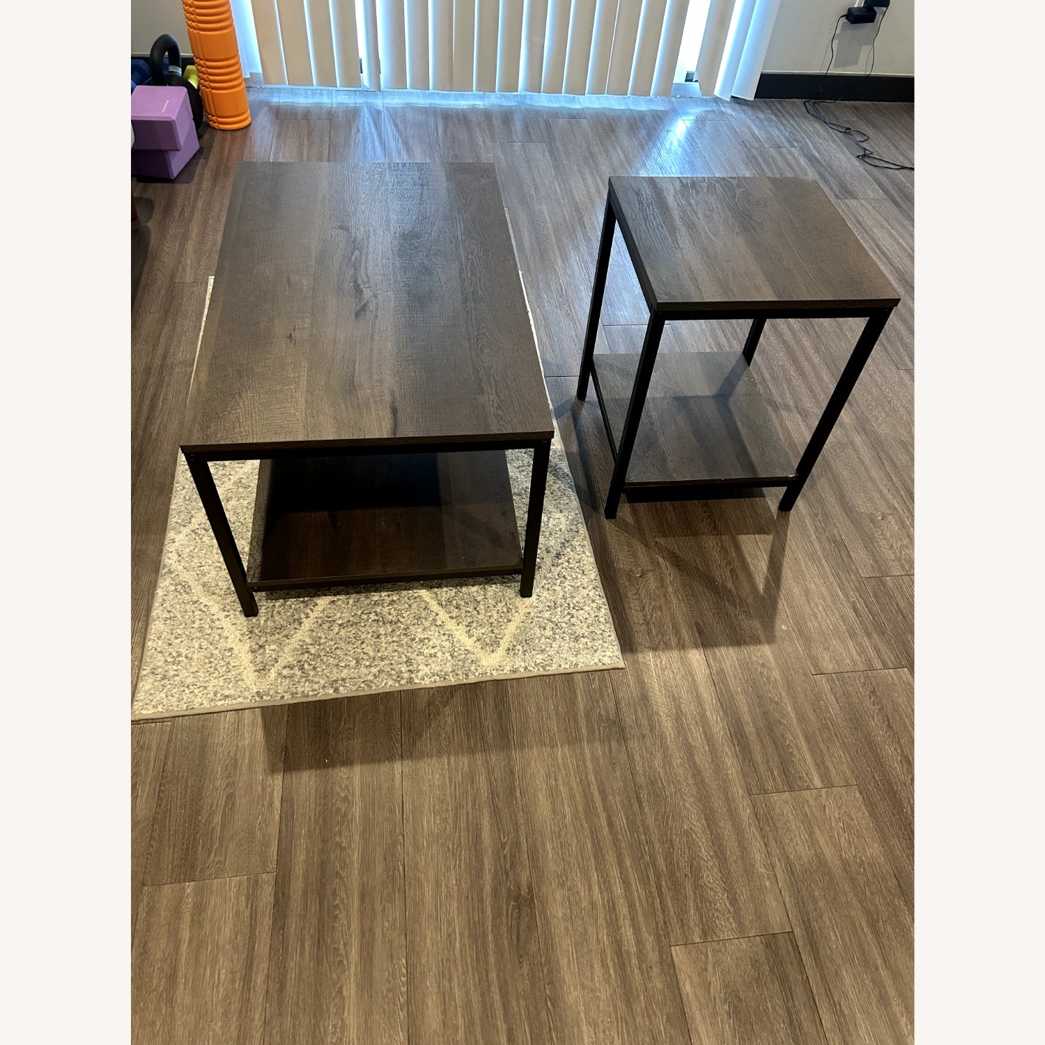 Sauder Dark Brown Wood Coffee Table - image-1
